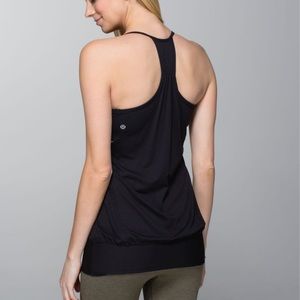 Lululemon No Limit Tank Black | Vintage | Sz: 4 | Rare | Built-In Bra Racerback